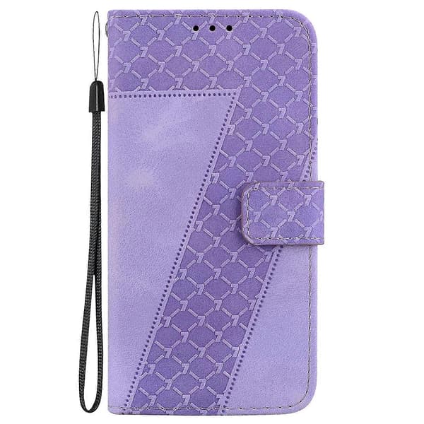 7-formet etui til Motorola Moto G9 Plus Purple