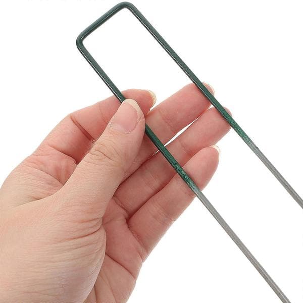 10 stk. hageplugger kraftige teltplugger metalljordplugger U-formede metallplugger