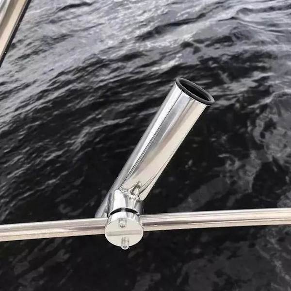Justerbar fiskehjulholder i rustfrit stål til både - til 19-25mm/28-32mm/43-51mm fiskeværktøj
