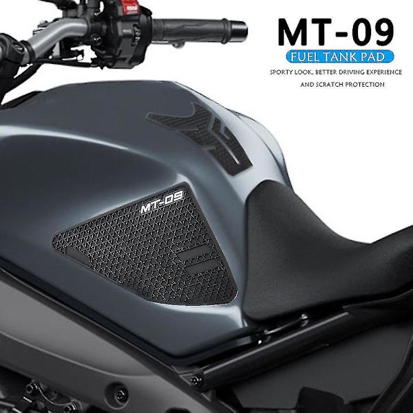 Kompatibel med Yamaha Fz09 Fz 09 Mt 09 Mt09 2013-2022 2021 Motorcykel Brændstoftank Trækpude Sideluftknæbeskytter 2021-2022