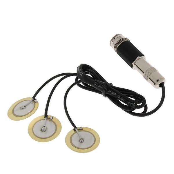 Piezo Pickup Transducer Förstärkare Endpin Pickup för Akustisk Gitarr