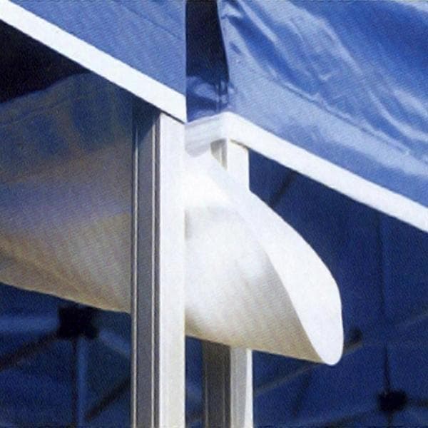 Tagrende 3m polyester 300g/m² til foldetelt PRO Hvid