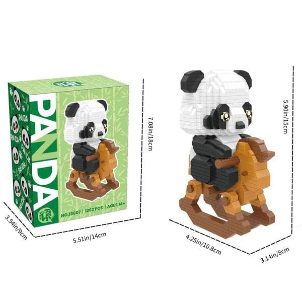 1 æske Panda miniature byggesæt