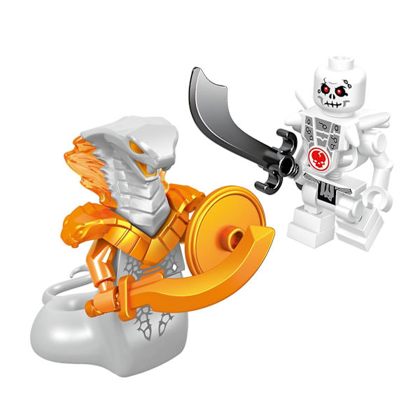 16 kpl ninja-minifiguurien set Kai Jay Sensei Wu Master Rakennuspalikat Lelut