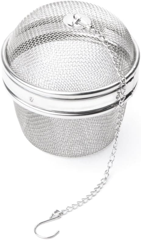 Maustesiivilä/Tee-pallo, 8,5x8,5x8,8 cm, Metallinen