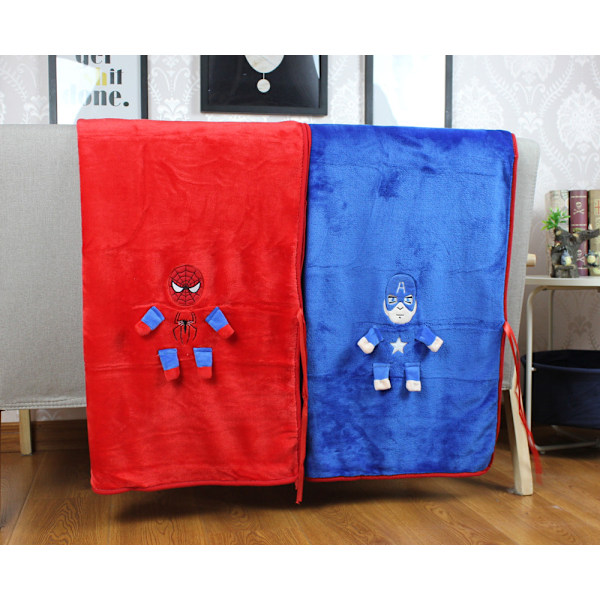 Flanell Rullfilt Barn Komfort Filt Överdrag Liten Filt Luftkonditioneringsfilt Plyschleksak style5