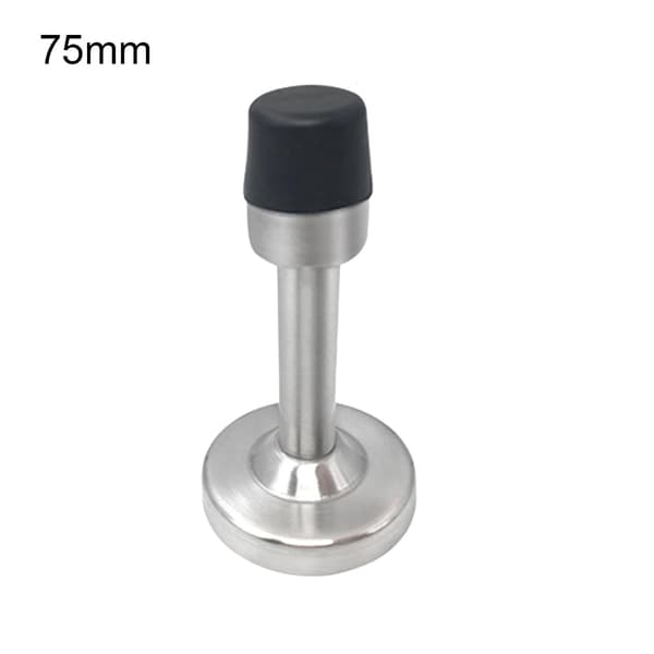 75-150 mm Dørstopper Vægmonteret Anti-kollision Gummi To Installationsmetoder Stansefri Dørstopper 75mm