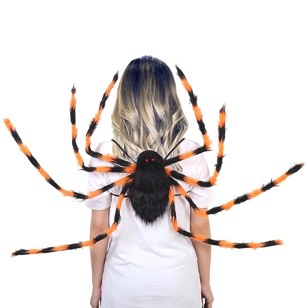 Halloween Spider Rygsæk Kostume Farverigt Spider Kostume med rem og lomme B