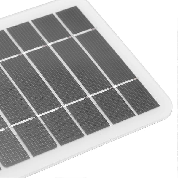 2W 5V solcellepanel lader bærbar USB solcellelader polysilisium for mobiltelefon lavstrøms elektriske apparater