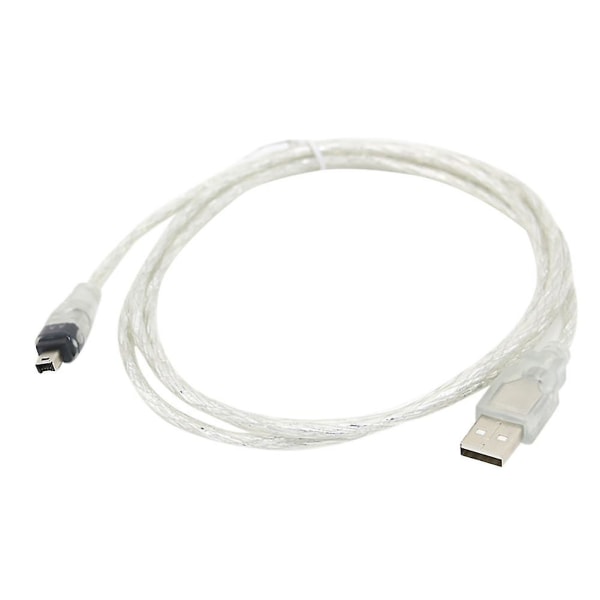 Farfi 1,5 m USB - Ieee 1394 Firewire 4-nastainen sovitinkaapelin muunnoksen johto Ilinkille