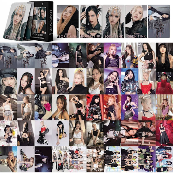 Blackpink Kpop Blink Grattiskort 55-pack