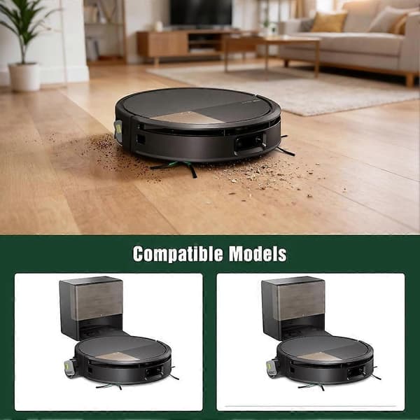 Reservedele til IRobot Roomba Max 705 Combo/706 Combo Robotstøvsuger, Hovedbørster, Rullemoppe, Sidebørster