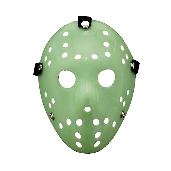 Filmhockeymaske Jason Voorhees Fredag den 13. Horror Skummel Maske Halloweenfest Cosplaymasker for Voksne Menn Halloweengave