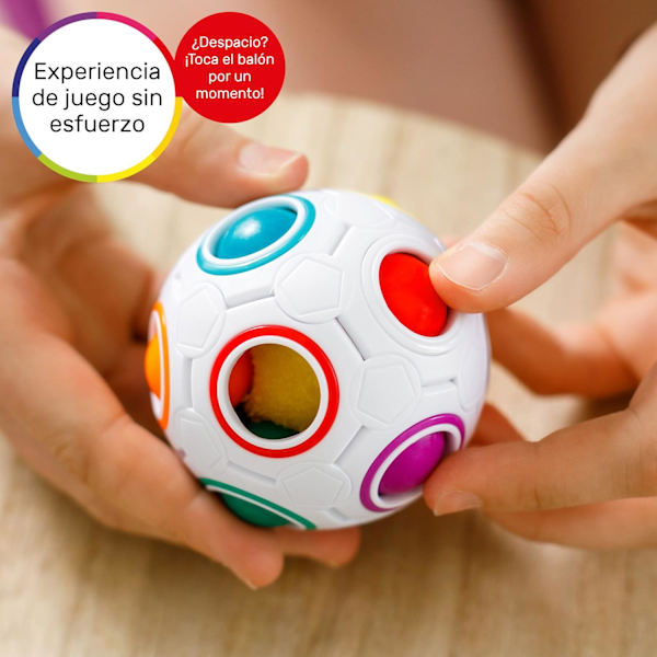 Jalkapallo, taitopeli, lasten palapeli, 3D-palapeli, taikakuutio, syntymäpäivälahja lapsille, pieni sateenkaari, Rubikin pallo Small Rainbow Ball