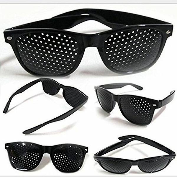 Raster-brille/loch-brille Fr Augen-training Und Entspannung Im 2er Set, Gitter-brille Mit Faltbaren Bgeln