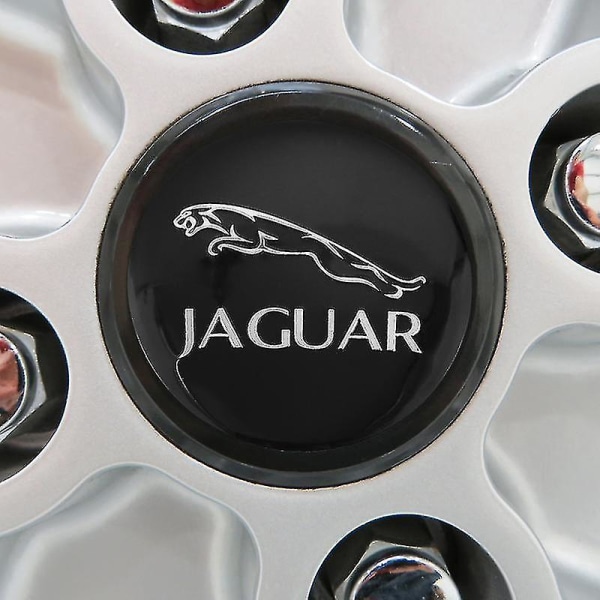 4st Auto Styling Hjul Center Hub Cap Sticker 56mm Cover Biltillbehör För Jaguar Xf 250 X Typ F Pace Xj X351 Xe S Typ Xkr