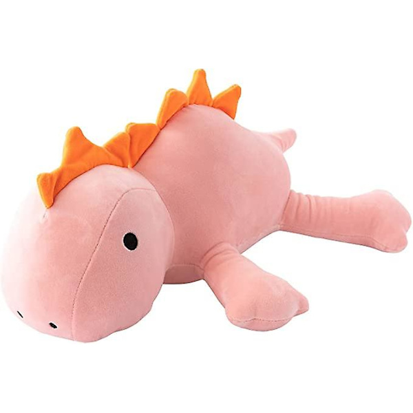 35/45/60/80 cm painotettu dinosauruspehmolelu täytetty eläin dinosaurus tyyny pehmolelu pojille tytöille Pink 35CM
