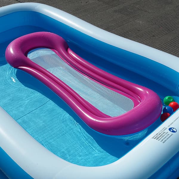 Oppustelig Pool Hængekøje, Flydende Madrasstol Poolbøje Net