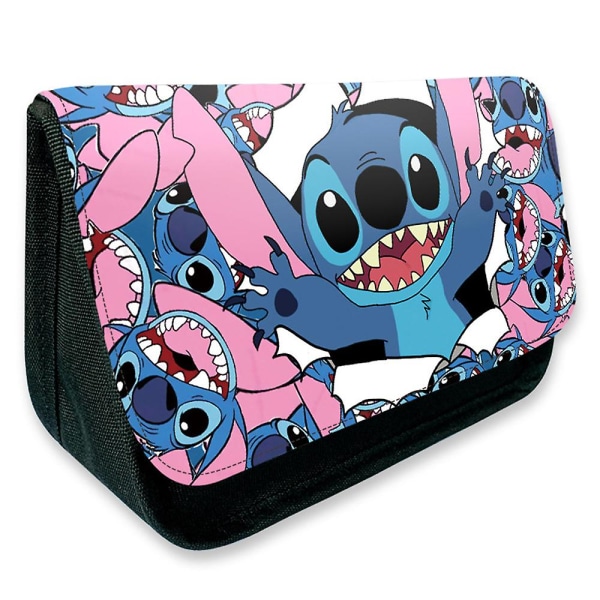 Sarjakuva Stitch Case Lyijykynä Pussi Kynä Organizer Paperilaukku Koulutoimistoon Aikuisten Lasten Lahjat E