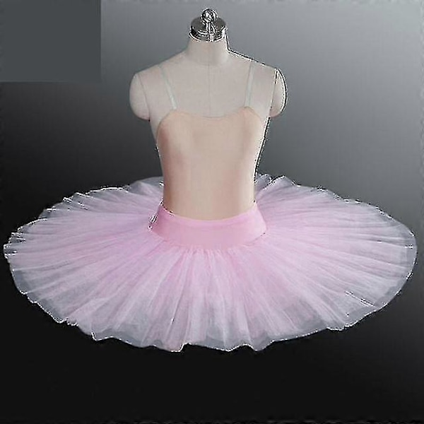 Professionel Platter Tutu Sort Hvid Rød Ballet Dansekostume Til Kvinder Tutu Ballet Voksen Ballet Dansenederdel Med Undertøj Pink M