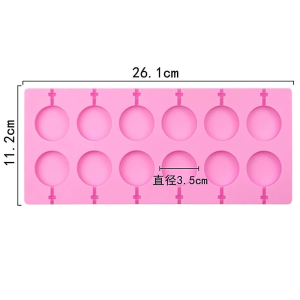 Lollipop Mould Candy Stick Form Chokladkaka Bakverktyg