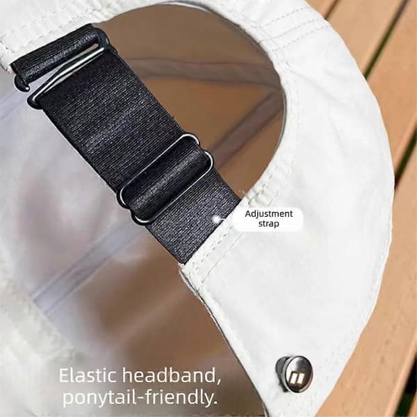 UPF 50+ Dam Solhatt Stor Brätte Basebollkeps Utomhus UV-skydd Solhatt Kaki