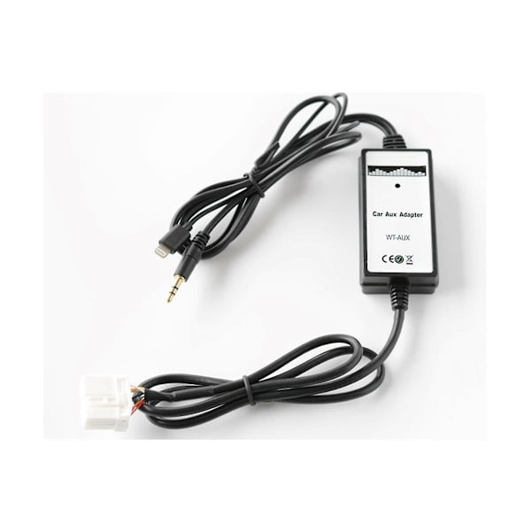 Bilstereo Aux Adapter Stereo CD-växlare för Avensis Yaris (passar inte Navi och pekskärm) Black