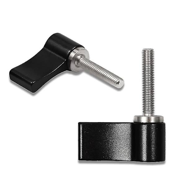 To M4 20mm Han-Gevinde Drejeknap Justerbar Tommelfinger Skrue