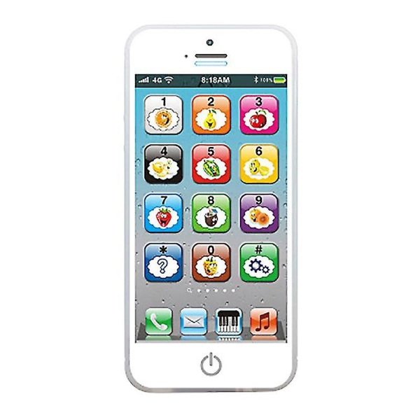 Baby Smart Touch Screen Mobiltelefon Leker Med Led Educational Toy Gift