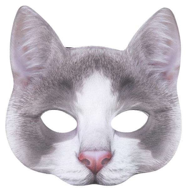 Yndig simuleret kattemaske Realistisk kattemaske Carnival Party Cat Mask Maskerade kostumemaske
