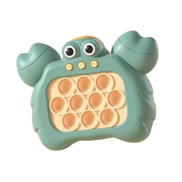 Pop Push It Game Controller Boble Sensorisk Fidget Legetøj Elektronisk Whack Konsol Green