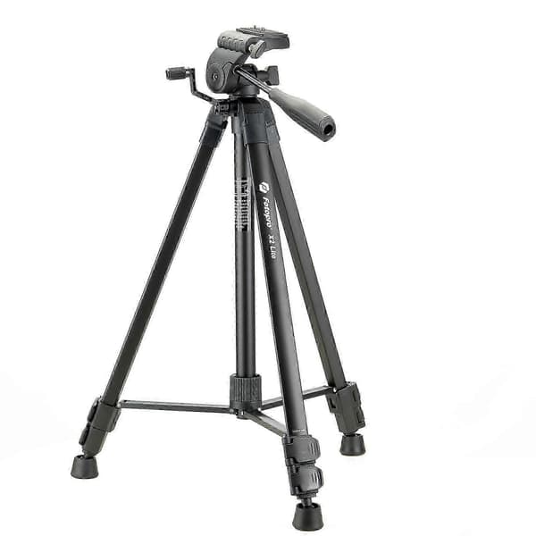 2026 Fotopro X2 Lite 3-sektions foldbare ben stativmontering