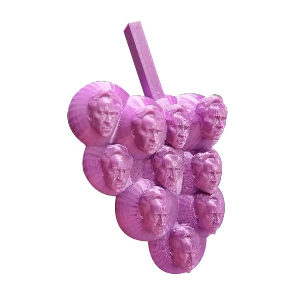 Picolas Cage - Nicolas Cage Pickle Kjøleskapsmagnet Kjøleskapsmagnet Ornament Purple