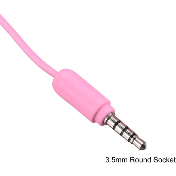 3,5 mm retropuhelinluuri Puhelinvastaanotin mikrofonikaiuttimelle Smoothpink Pink