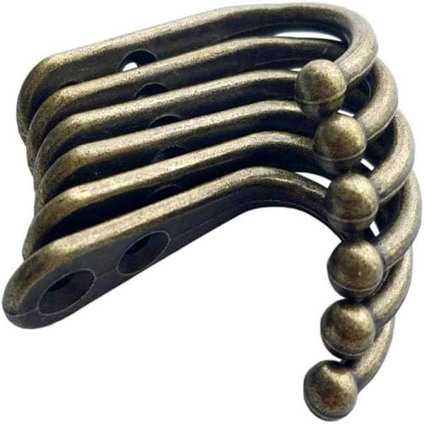 10 pcs single hooks bronze wall hooks coat hook bronze color mounted with mounting screws