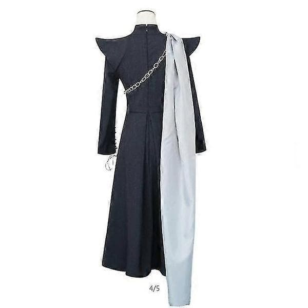 Drage Mor Sort Kjole Cosplay Kostume Komplet Sæt til Kvinder XL