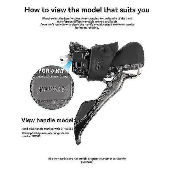Shimano ST-RS685 RS685 Girskiftehendeldeksel Svart