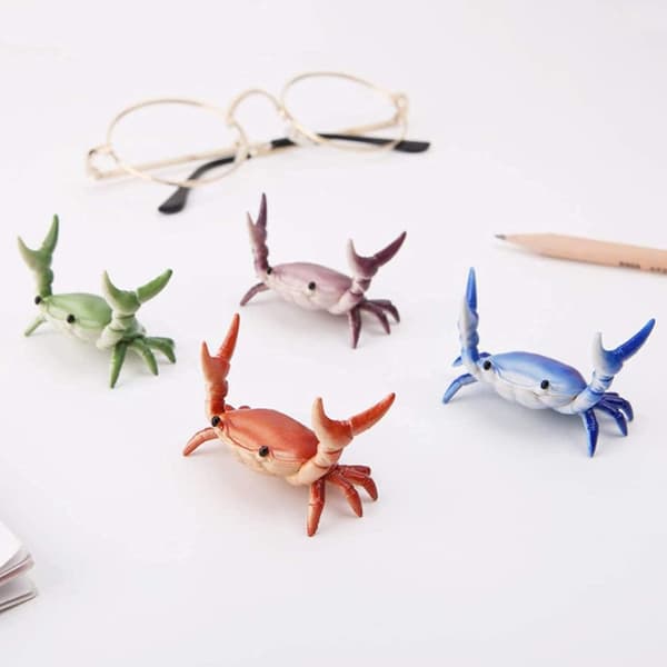 Weightlifting Crabs, Pen Holder, Japanese Creative Cute Desk Decoration