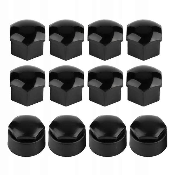 ABS Hjulbolt Hætter Sort 20 stk. 17 mm