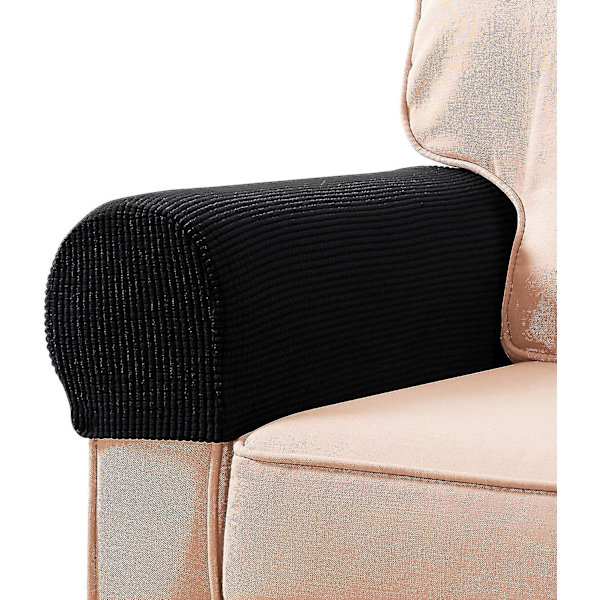 Stretch Armrest Covers Spandex Arm Covers För Stolar Soffa Fåtölj Överdrag För Recliner Soffa Med Twist Pins 2st Ivory