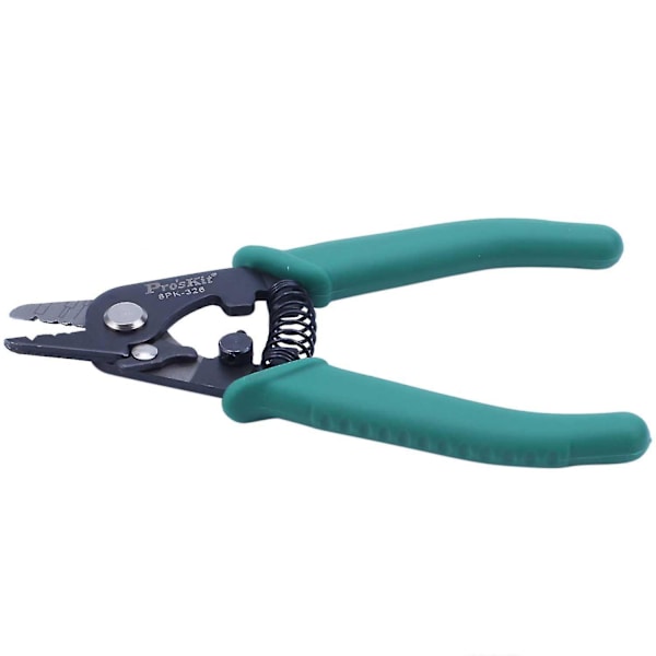 Pro'skit fiberoptisk kabelavisoleringstång trådavdragare (148 mm) 8pk-326