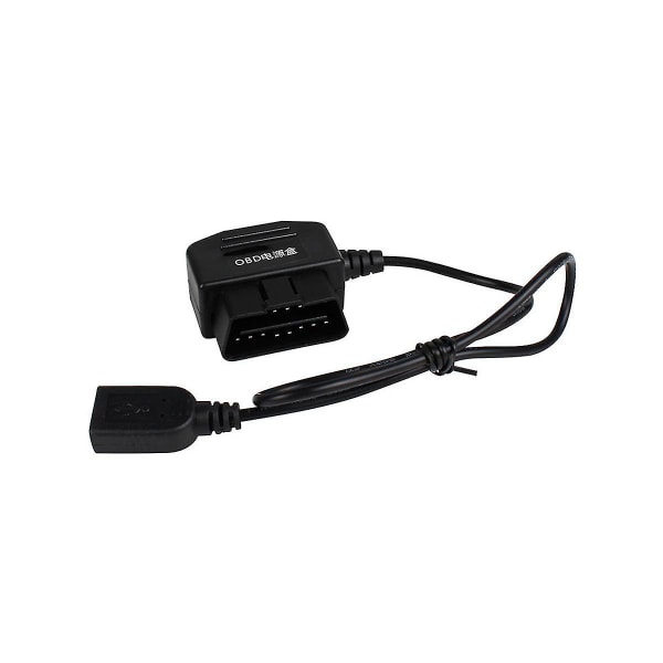 24 tuntia 5v 3a USB autolatauskaapeli Obd Hardwire Kit kytkimellä 0,5 metrin johto Dash Camcorde -kameralle