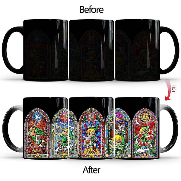 Legenden om Zelda Rinku-krus støder på varmemisfarvning Kop kaffekop