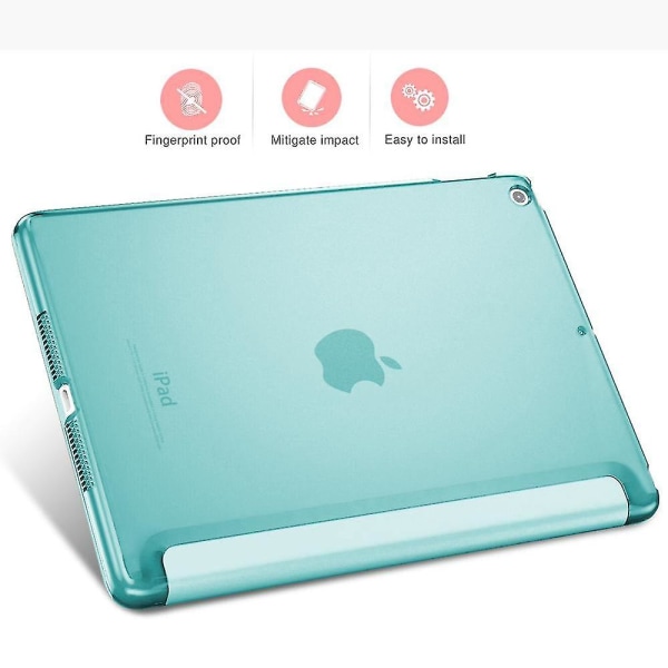 Tunt smart case speciellt designat för Ipad Mini 5 tum 7,9, flexibel TPU- cover med gummibeläggning, automatisk sömn/väckning och visnings-/skrivställ