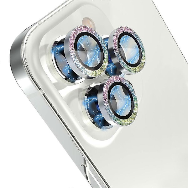 Kamerabeskyttelse for iPhone 12 Pro 6.1 tommer Multicolor Style C