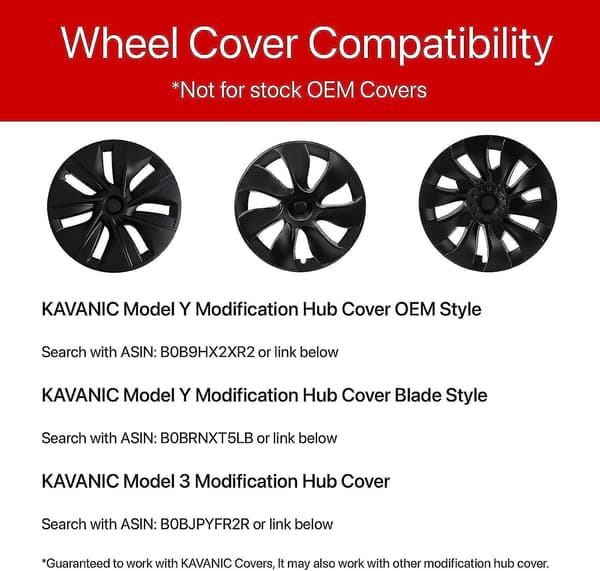 Centerkapsel (4 stk.) til Tesla Model Y Model 3 Modifikation Navkapsel (hvid/mat sort) Hhh