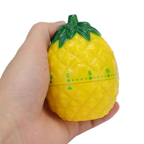 Køkkentimer Frugtform Sød Stil Plastmateriale 6,4x6,4x8,7cm Kompakt Mekanisk Timer til Hjemmet