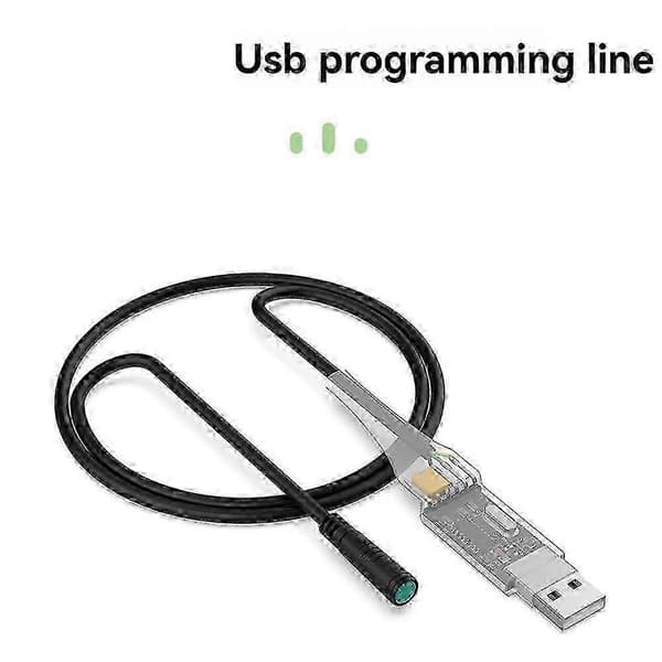 USB-programmeringskabler til Bafang Mid Drive Kit BBS01 BBS02B BBSHD - Justering af PAS-hastighedsparametre via OTG-USB 100cm