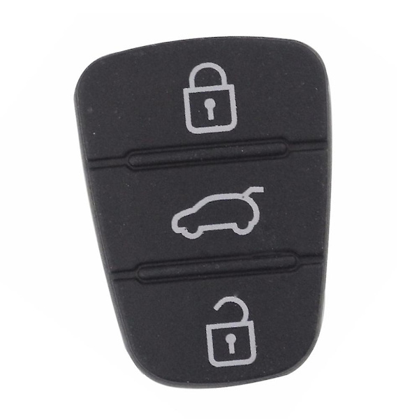 Ersättning 3-knappar Universal Car Auto Remote Key Shell Case för Hyunori Black