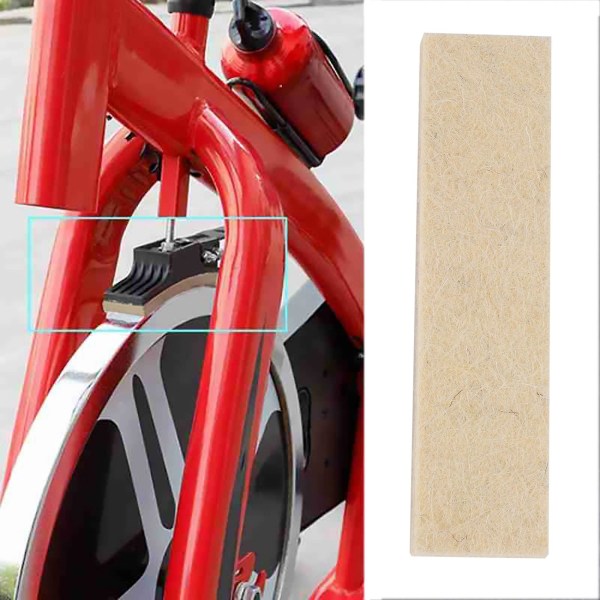 Treningssykkel Bremseklosser Filtmotstand Drakloss For Spinning Bike Bremseklosser erstatningsdel Beige